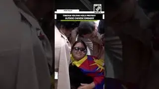 &ldquo;Stop genocide&hellip;&rdquo; Tibetan youths hold protest outside Chinese Embassy