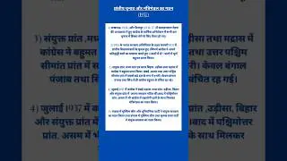 Provincial Election 1937 upsc||prantiya chunav#modernhistoryofindia#shorts#youtubeshorts