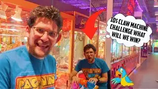 $10 Claw Machine Challenge!(What will we win?!) #clawmachine :challenge#jackpot