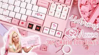 Akko 3087 Ver 2 World Tour Tokyo |  Type Test VS Razer Blackwidow v3 | Unboxing 28