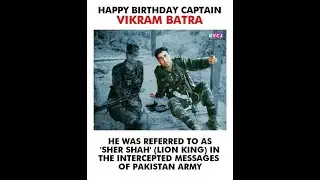 9 September 1974 | captain vikram batra Birthday best WhatsApp Status #shershah #shorts