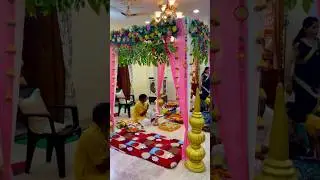 Mandap Decoration 😍 #shadivlog #rajasthaniwedding #mandapdecor #sisterweddingvlog | Vasu swami