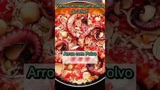Receita de arroz com Polvo 🐙🐙 #dicadochef #cozinhaporamor #comidaafetiva #cheflife #dicadodia