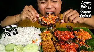 MUKBANG AYAM BAKAR PEDAS | MAKANAN SUPER PEDAS!!!