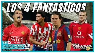 Liga Master PES 5: J&oacute;venes Leyendas #21 | Messi, Ronaldo, Ag&uuml;ero y Rooney |🔴En directo