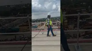 Roof top handrail system - Modular handrails for roof edge protection and easy to install