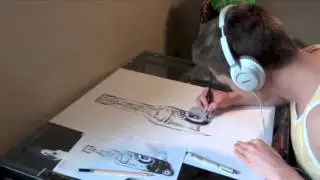 Realistic Pen Drawing: 