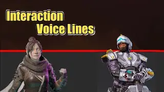 All Wraith / NewCastle Interaction Voice Lines - S18 Apex Legends