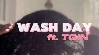 Full Wash Day Routine for Healthy, Soft Natural Hair 🫧 | TGIN Rose Water + Protein Treatment 💕