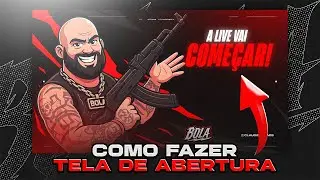 COMO FAZER TELA DE INICIO DE LIVE DO ZERO NO PHOTOSHOP!!!