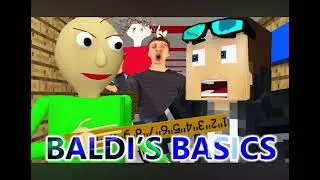 Baldi basics￼ challenge ￼vs steve ft.steve(3D Minecraft horror game)