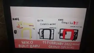 Bungkin Coffee, Charles Whitney & Gong Cha Miko Bukit Baru 11 February 2022 Friday Grand Opening