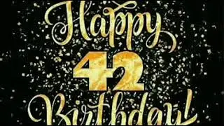 Happy 42nd. Birthday to Me.