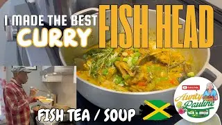 FISH, AND MORE FISH ! Curry Fish Head and all the trimmings put into a FISH TEA /SOUP !