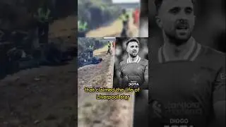 Shocking Footage Shows Diogo Jota&rsquo;s Car Completely Burned After Fatal Crash#portugal #football