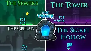 Geometry Dash 2.2 - All Platformer Levels - Full Walkthrough | The Tower
