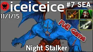 iceiceice [Fnatic] plays Night Stalker!!! Dota 2 Full Game 7.20