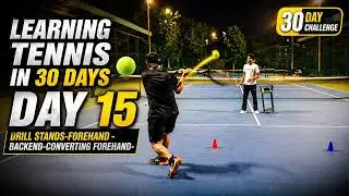 How I&rsquo;m Learning Tennis in 30 Days 🎾 Day 15 - Part 4 | Training at Noida Stadium (2025) -4K