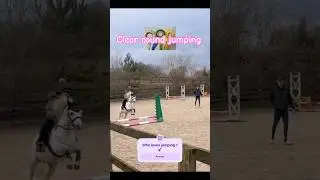 Clear round jumping today #horse #equestrianjourney #horseriding #showjumping #ponies #horsegirl