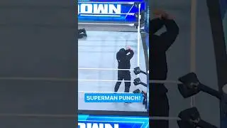 Reality of Roman Reigns Superman Punch... #wwe #romanreigns #fake