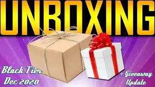 WATCH GANG BLACK TIER UNBOXING - DECEMBER 2020 + GIVEAWAY UPDATE!
