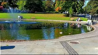 Norton Duck Pond Best Village Green and High Street Cafe Culture Heaven Walkabout Tour Walk