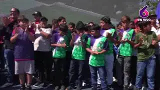 Presentación del proyecto de construcción del nuevo estadio de fútbol en Catarina.