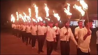 Fire Torch Parade at Vijayadashmi Mohotsav 2023 |  HVPM Amravati | #indianculture