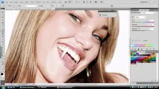 Create Fangs using Photoshop Tutorial