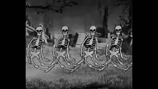 Spooky classic 'The Skeleton Dance' (the first of the Silly Symphonies) 