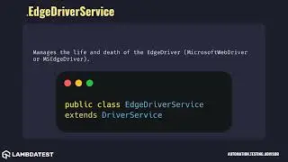 org openqa selenium edge EdgeDriverService with examples