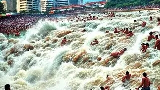 GIANT TSUNAMI 2025: Ocean Swallows Skyscrapers, Countries SUBMERGED, Chaos Unleashed | Short Movie