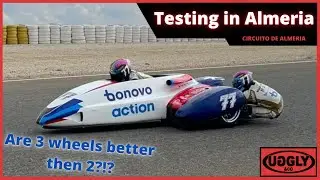 Sidecar Racing at Circuito De Almeria | Testing with Tim Reeves and Kevin kevin Rousseau