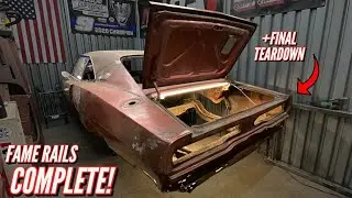 Finishing up the front frame rails and cutting up what’s left of my RATTY 70 CHARGER