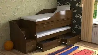 Двухъярусная кровать 