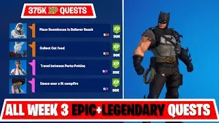 All Week 3 Epic & Legendary Quest Guide - How to complete all Epic & Legendary Quests Fortnite