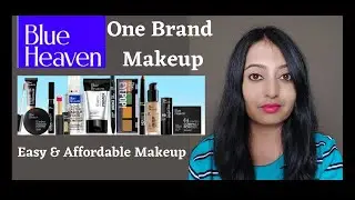 One Brand Makeup Tutorial With Blue Heaven | Quick & Affordable Makeup | By HealthNBeautyStation
