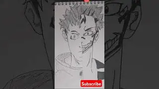 Lightning Fast Pencil Sketch of Yuji Itadori | Jujutsu Kaisen Art #drawing #animeskech #pencilart