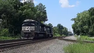 Trains On The NS Chicago Line At Porter IN (CP 482) With @RailsoftheMW