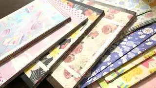 【紙もの】ひたすらジャバラを作るだけの動画／折り紙大量消費 【339】