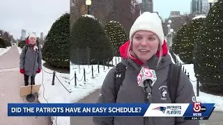 Did the Patriots have a soft schedule? Bostonians react