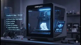 Creality K1 Max 3D Printer Review | High-Speed 600mm/s, Auto Leveling, AI Smart Functions