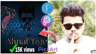 Calligraphy | 3D | Face Logo design | picsart | pixellab | Editing | Tutorial, Enjoy Life B1💥
