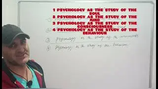 Examination point of view: nature and scope of psychology