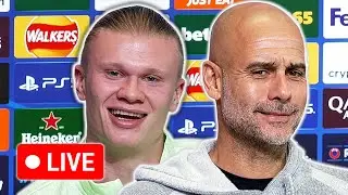 🔴 LIVE | Pep Guardiola and Erling Haaland pre-match press conference | Man City v Borussia Dortmund