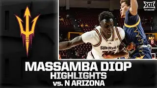 Massamba Diop Highlights vs. Northern Arizona | 2025-26 Big 12 Men&rsquo;s Basketball