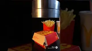 Hydraulic Press vs. McDonald's Big Mac (The Most Satisfying Destruction!) #bigmac #burgermaster