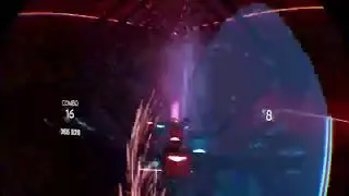 Beatsaber Expert+ laser sword fighting