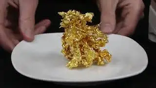 Pouring MOLTEN GOLD in WATER! 41,000$ GOLDBAR