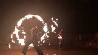 Fire Dancers in Slow Motion at Envision Festival
